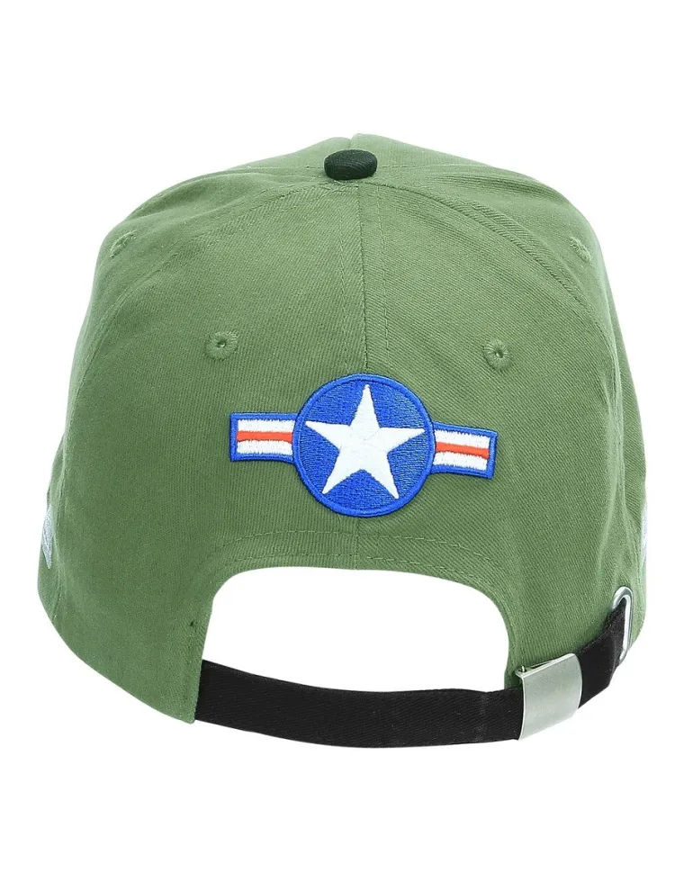 GORRA FOSTEX MUSTANG P-51D VERDE 3D