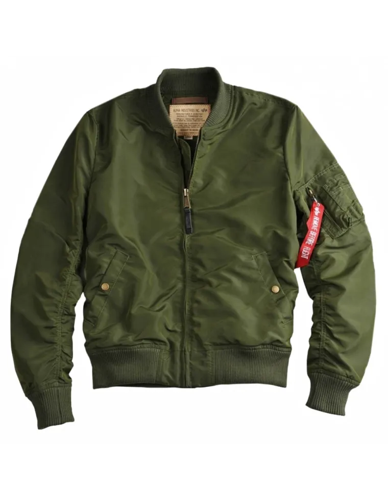 CAZADORA ALPHA MA-1 TT VERDE