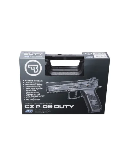 PISTOLA ASG CZ P-09 GBB AIRSOFT