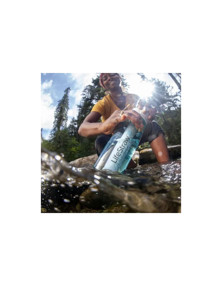 BOTELLA PURIFICADOR LIFESTRAW GO GRIS