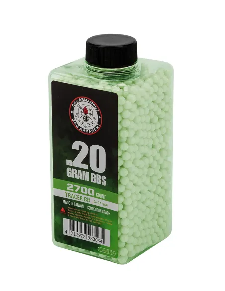 BOLAS TRACER G&G 0,20g 2700bb VERDES