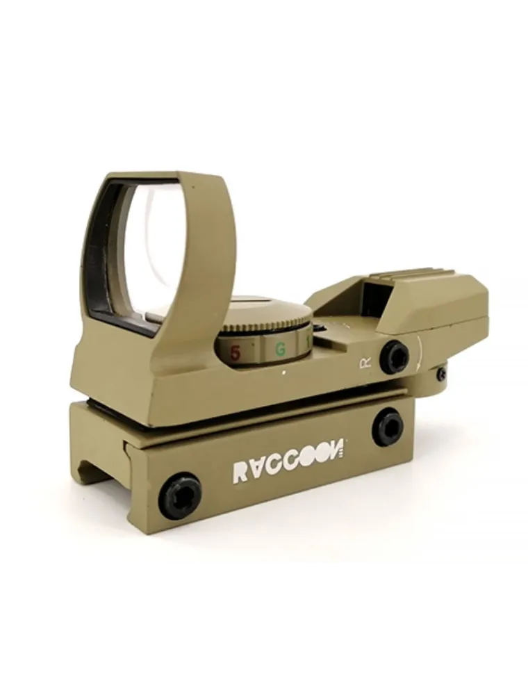 PUNTO ROJO/VERDE SAMURAI RACCOON TAN