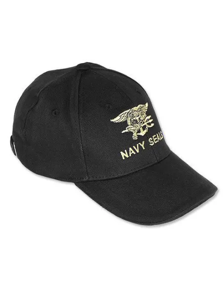 GORRA FOSTEX NEGRA NAVY SEALS