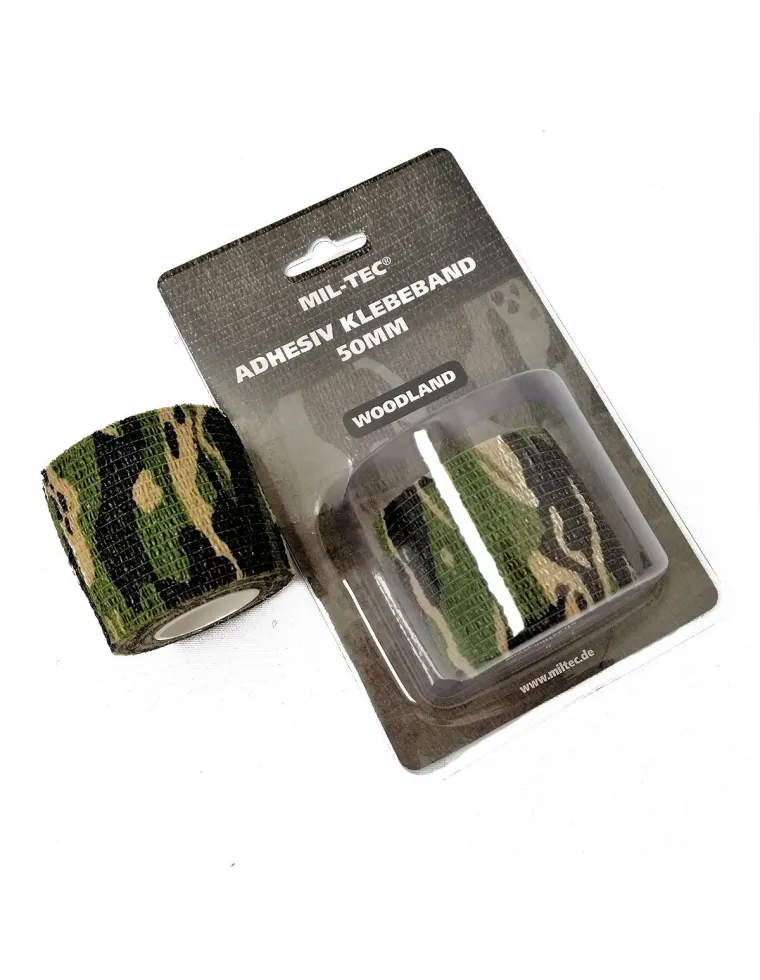 CINTA CAMO WOODLAND 50mm 4,5m