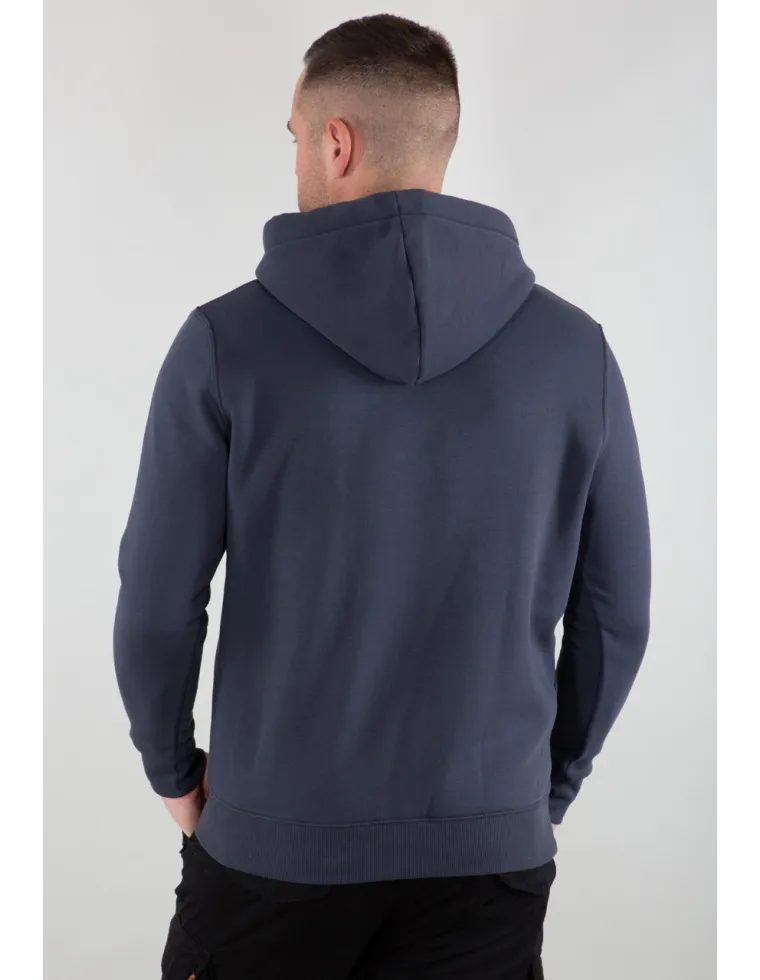 SUDADERA CAPUCHA ALPHA IND. AZUL