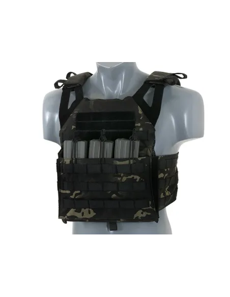 CHALECO 8 FIELDS JUMP PLATE MULTICAM BLACK