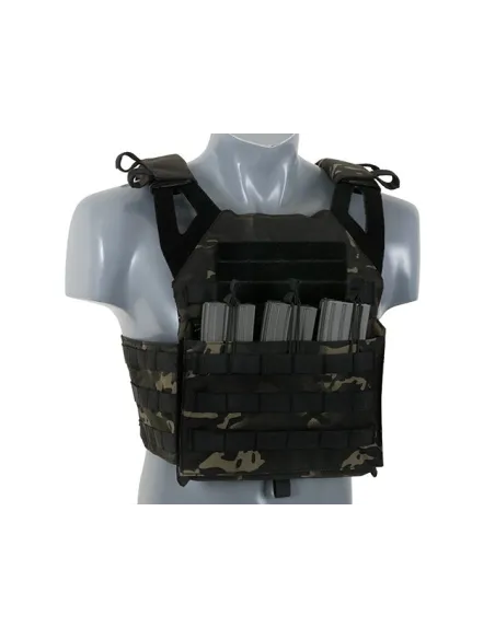 CHALECO 8 FIELDS JUMP PLATE MULTICAM BLACK