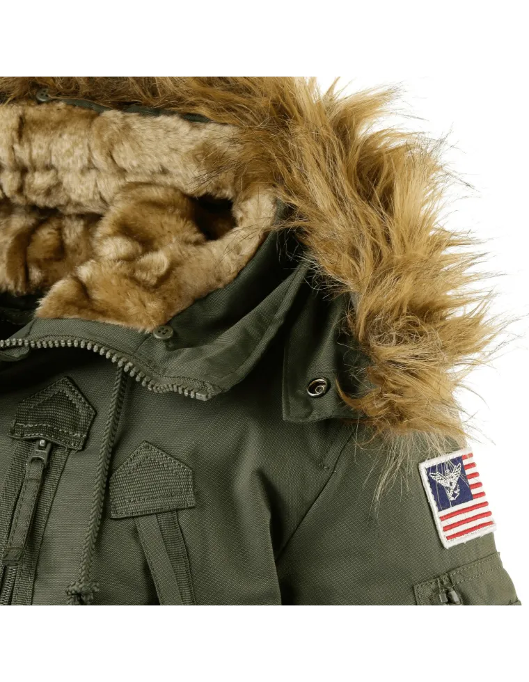 PARKA ALPHA IND. POLAR JACKET VERDE