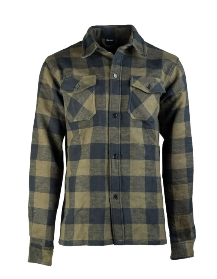 CAMISA CUADROS VERDE/NEGRO