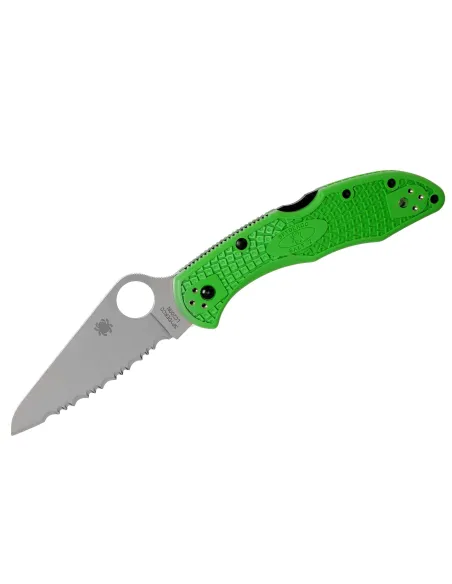 NAVAJA SPYDERCO SALT 2 VERDE SERRADA