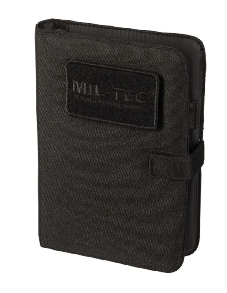 LIBRETA TACTICA NEGRA SM MILTEC