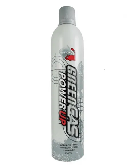 BOTE GREEN GAS POWER UP 14Kg. PUFF DINO 560ml PDGG5A