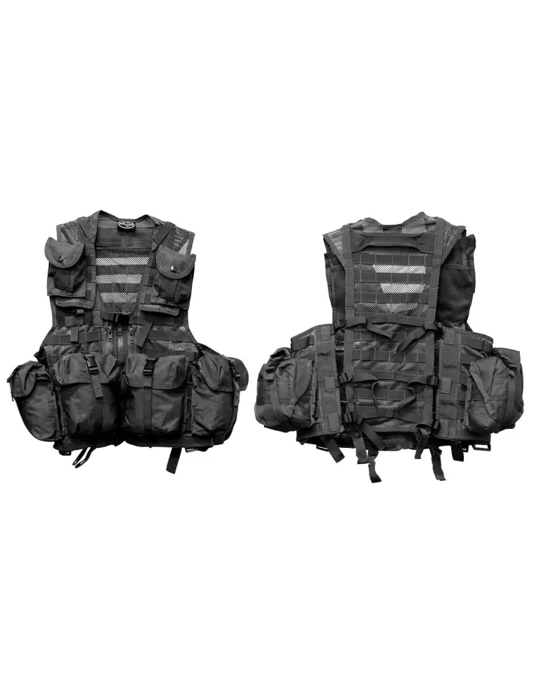 CHALECO MODULAR CINTAS NEGRO