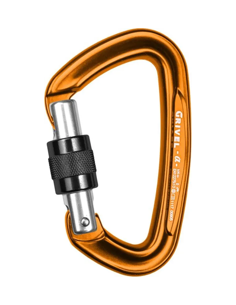 MOSQUETON GRIVEL K1N ALPHA SCREW LOCK