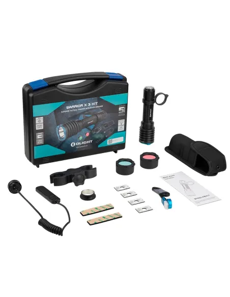 KIT CAZA OLIGHT WARRIOR X 3 2500 LUMENS