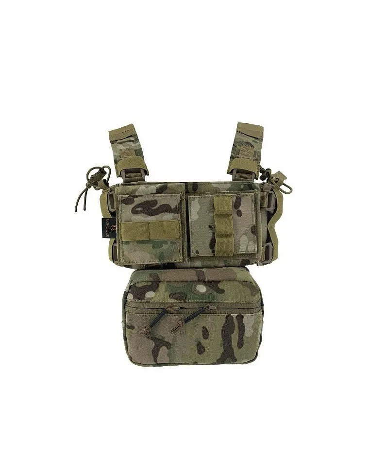 CHALECO CONQUER MINI CHEST RIG MULTICAM