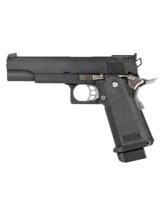 PISTOLA GOLDEN EAGLE 3302 NEGRO/CROMO GBB AIRSOFT 2