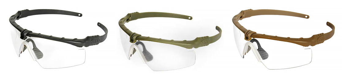 GAFAS TACTICAS PJ CRISTAL TRANSPARENTE